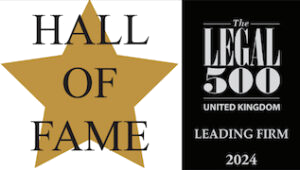 The Legal 500 United Kingdom — Hall of Fame / Leading Firm 2024